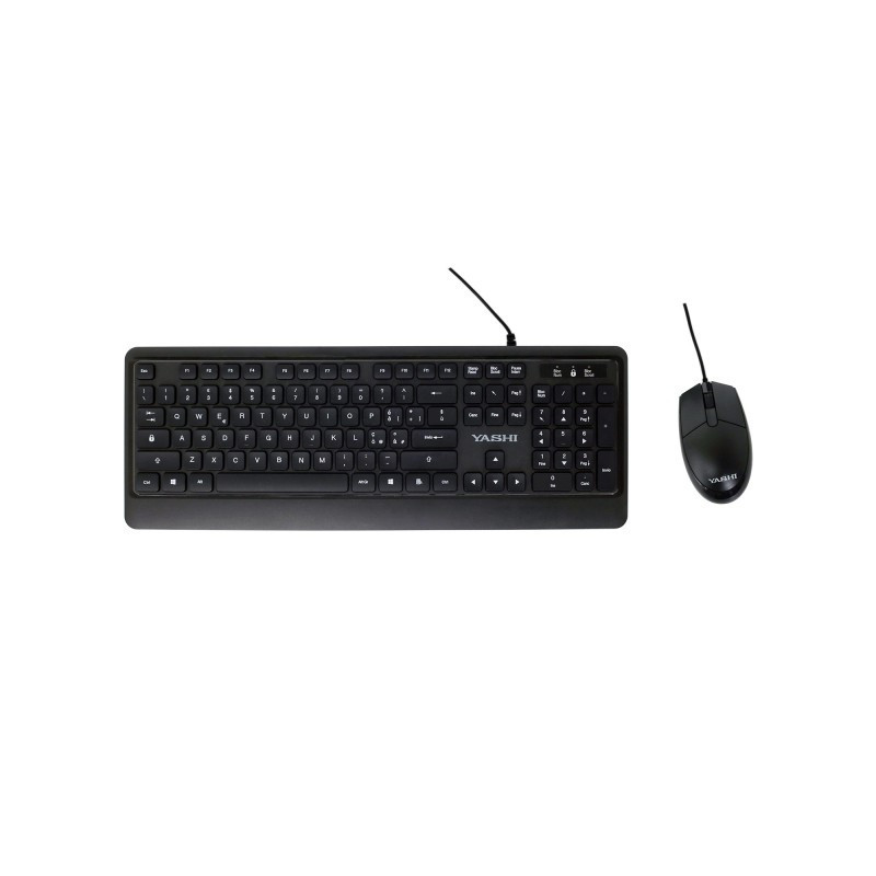 YASHI EXCLUSIVE USB KEYB+MOUSE BLACK