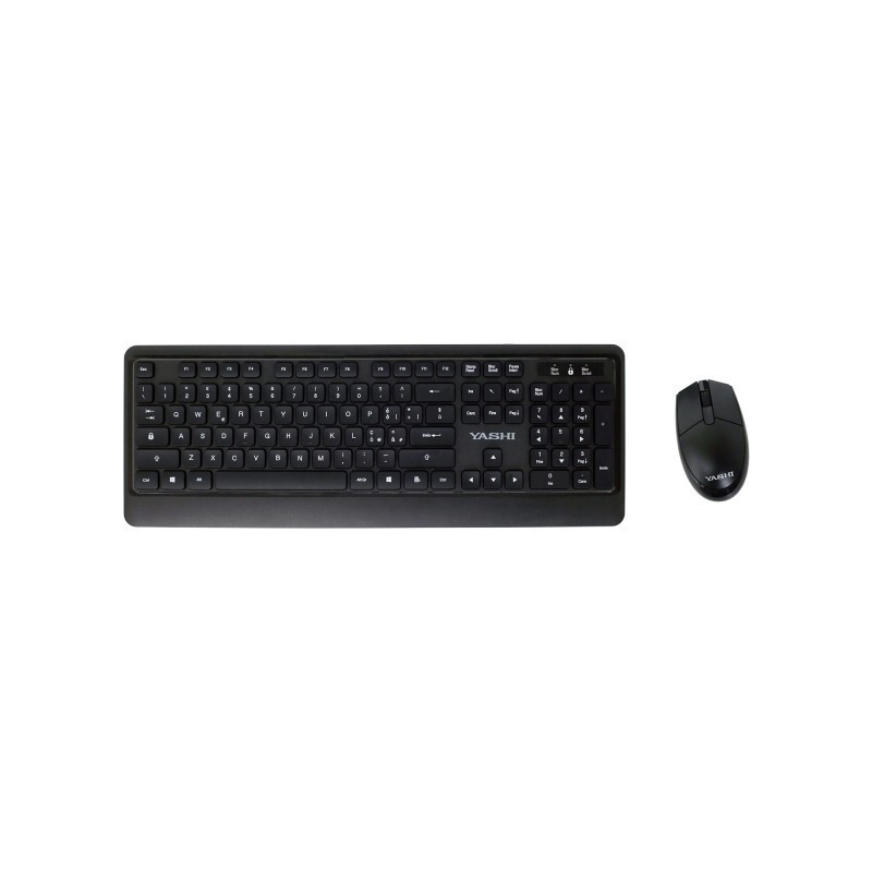 YASHI EXCLUSIVE WIRELESS KEY+MOUSE BLACK