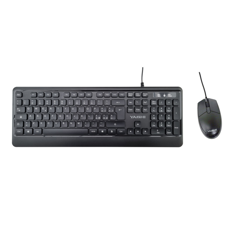 YASHI EXCLUSIVE USB KEYB+MOUSE  BLACK