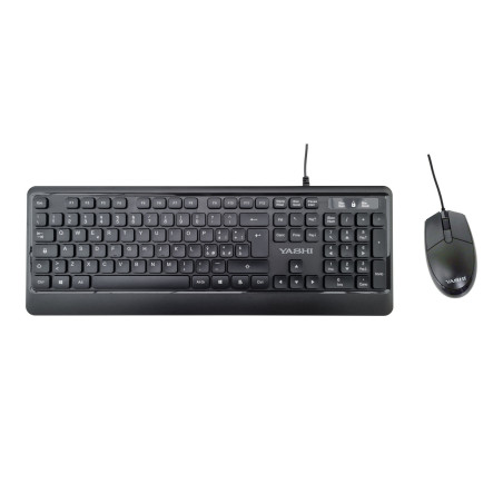 YASHI EXCLUSIVE USB KEYB+MOUSE  BLACK