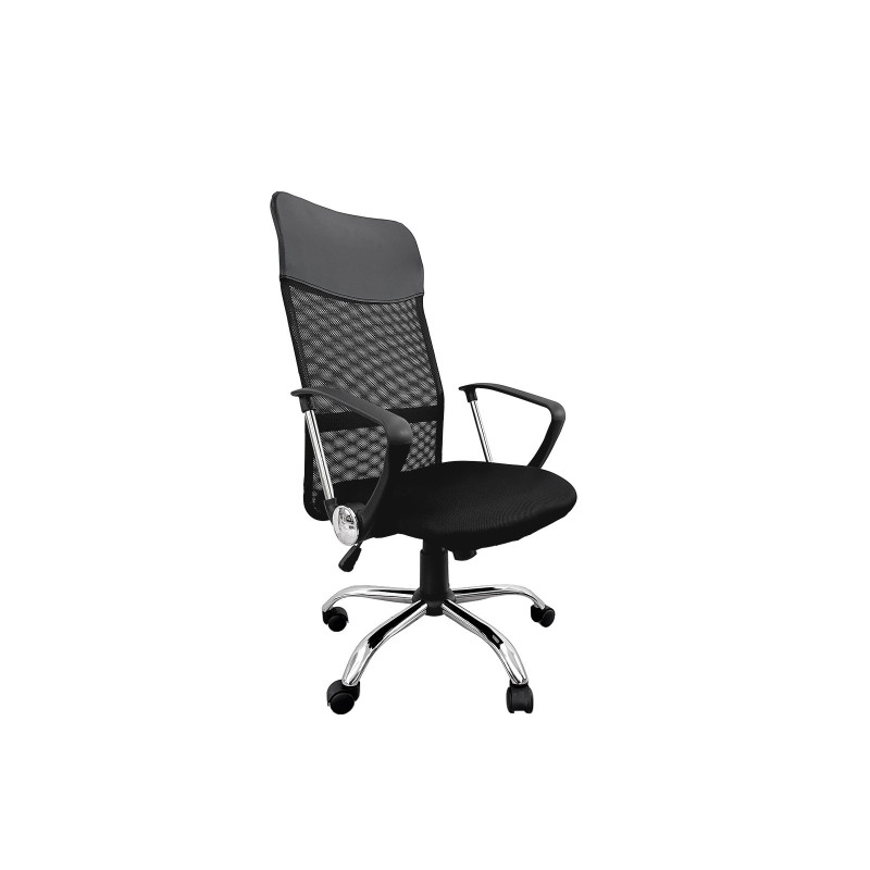 YASHI OFFICE CHAIR HEADREST BLACK MESH