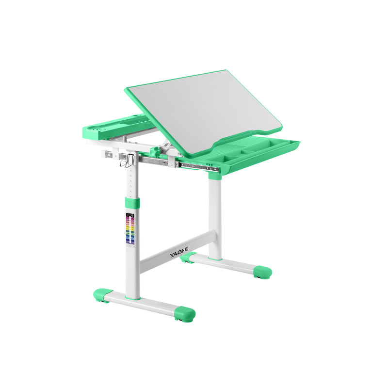 YASHI Kids Desk and Chair Set W/Green