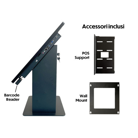 YASHI 21.5" KIOSK TOUCH Elimina Code I5 8/256 W11P
